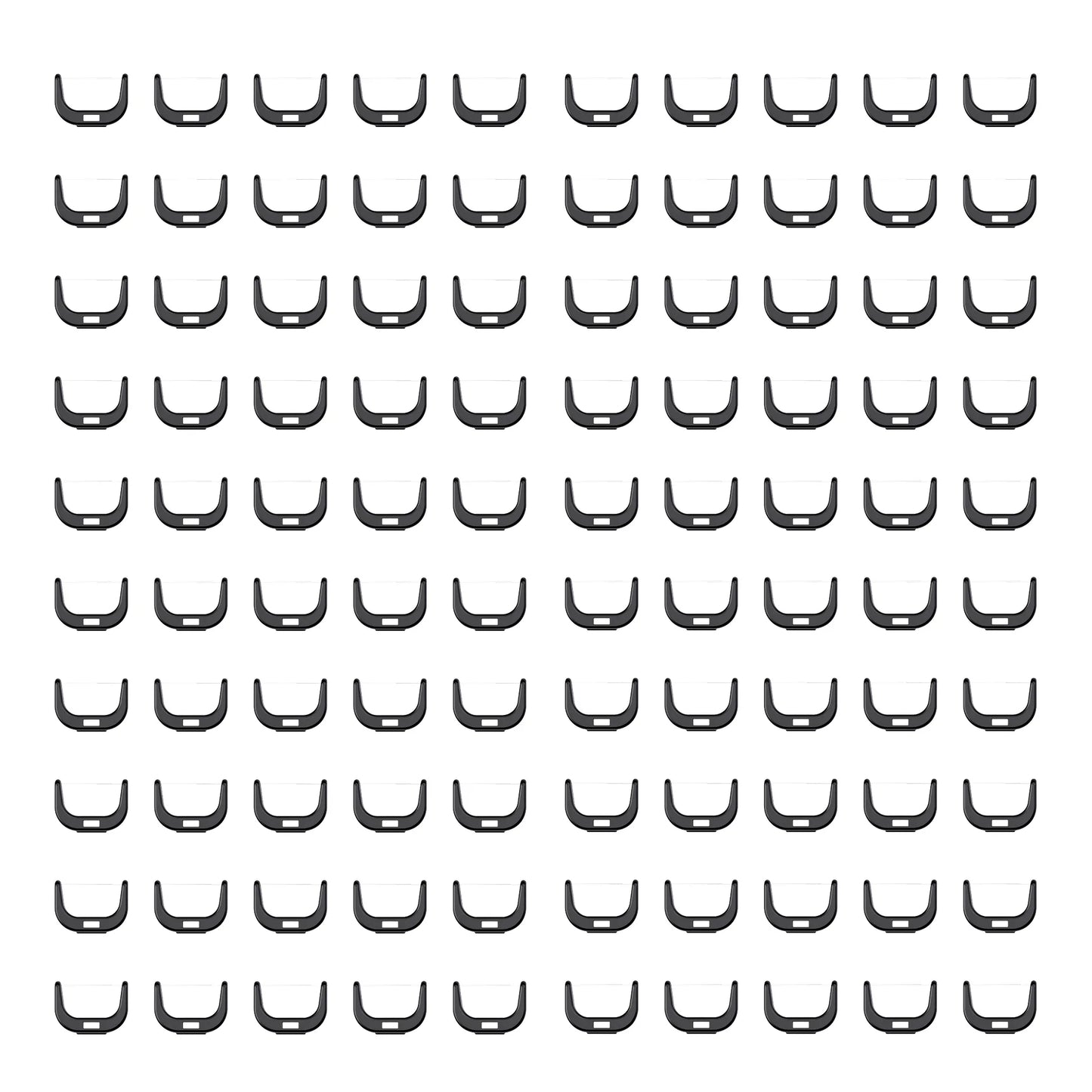 100 schwarze Floss Heads für esaflosser One – nachhaltige Alternative zu Zahnseide Sticks, Munddusche und Interdentalbürsten