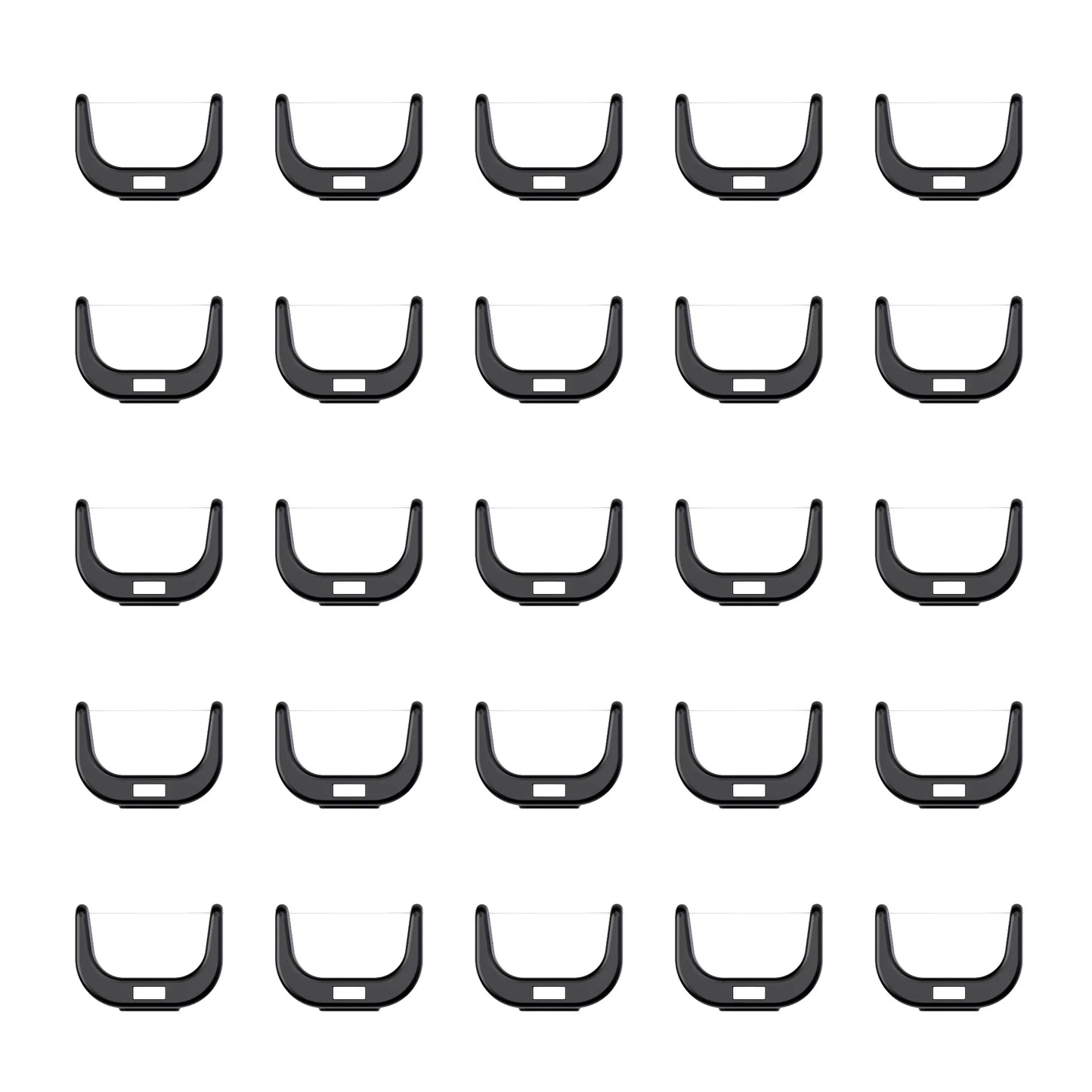25 schwarze Floss Heads für esaflosser One – nachhaltige Alternative zu Zahnseide Sticks, Munddusche und Interdentalbürsten