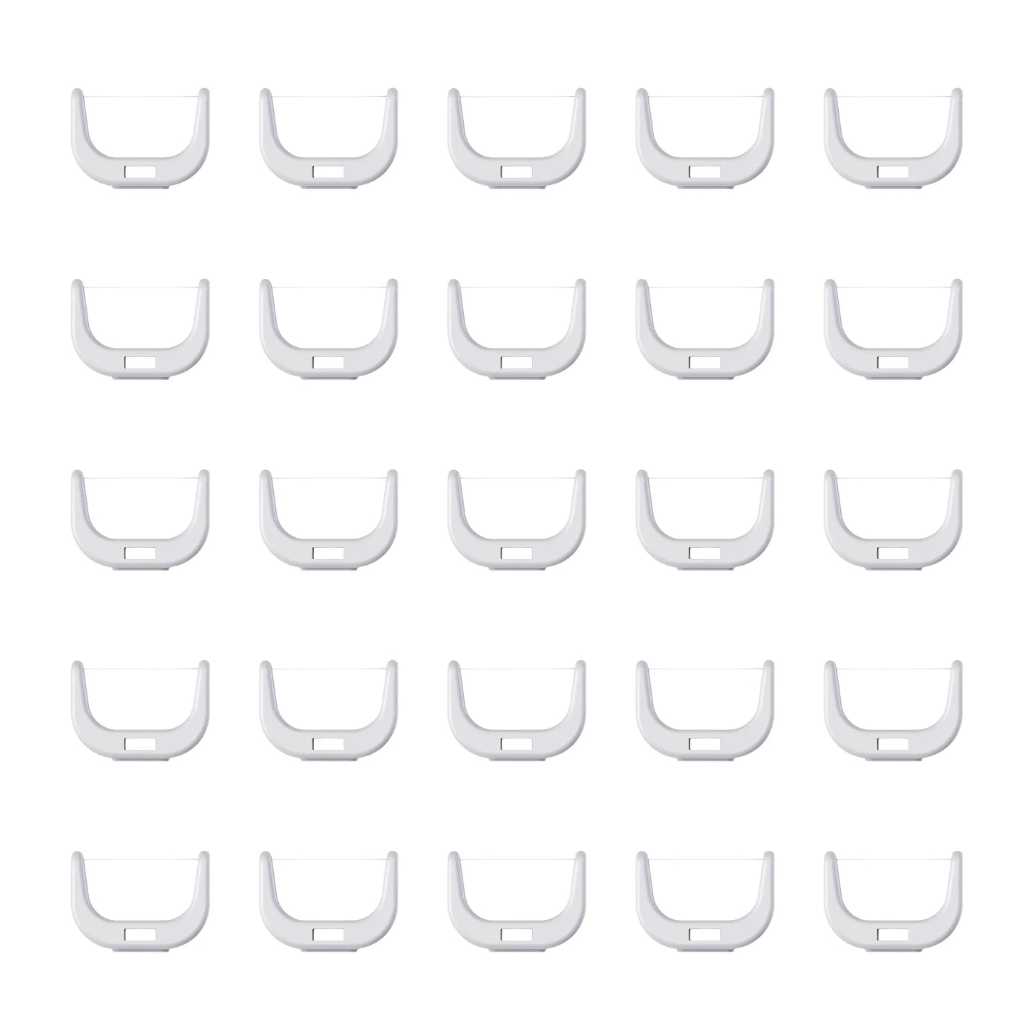 25 weiße Floss Heads für esaflosser One – nachhaltige Alternative zu Zahnseide Sticks, Munddusche und Interdentalbürsten