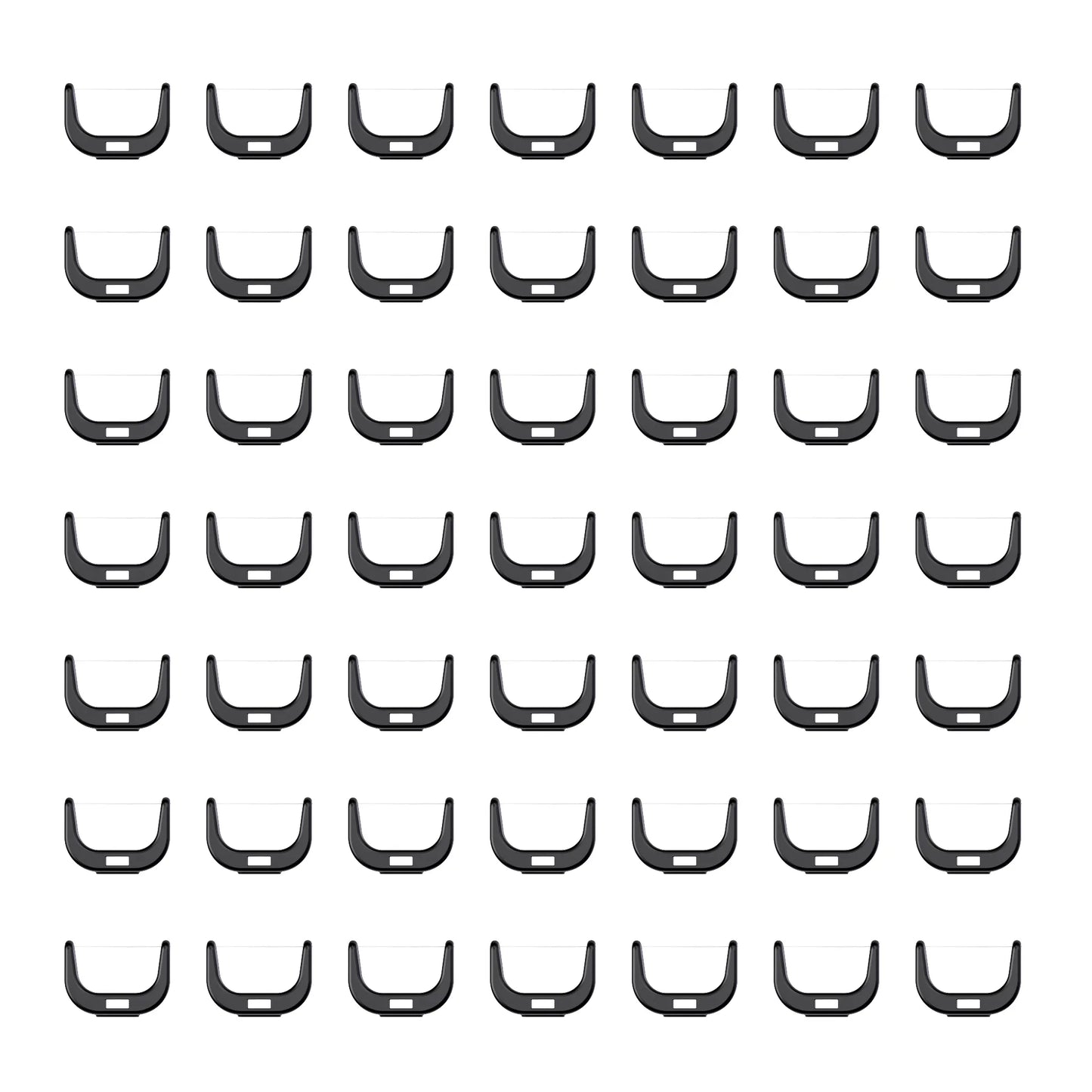 50 schwarze Floss Heads für esaflosser One – nachhaltige Alternative zu Zahnseide Sticks, Munddusche und Interdentalbürsten