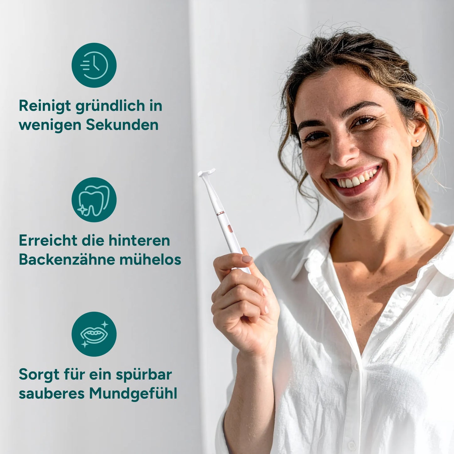 esaflosser One – Elektrische Zahnseide für sanftes Reinigen der Zahnzwischenräume