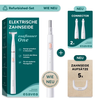 Refurbished-Set – esaflosser One wiederaufbereitet