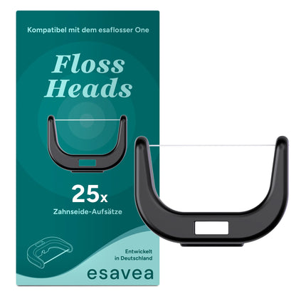 Floss Heads – Ersatzaufsätze für elektrische Zahnseide esaflosser One