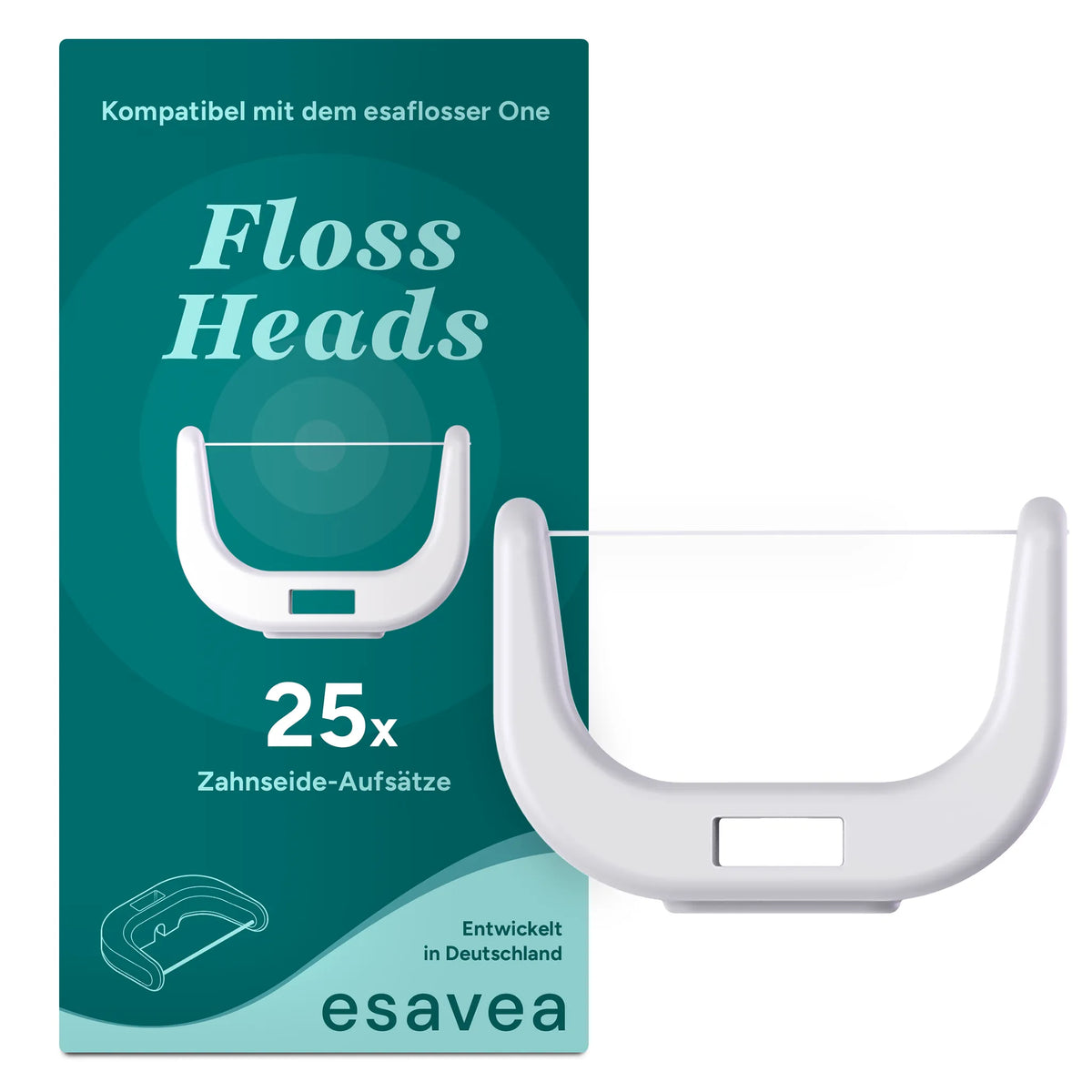 Floss Heads – Ersatzaufsätze für elektrische Zahnseide esaflosser One
