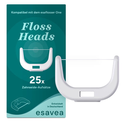 Floss Heads – Ersatzaufsätze für elektrische Zahnseide esaflosser One