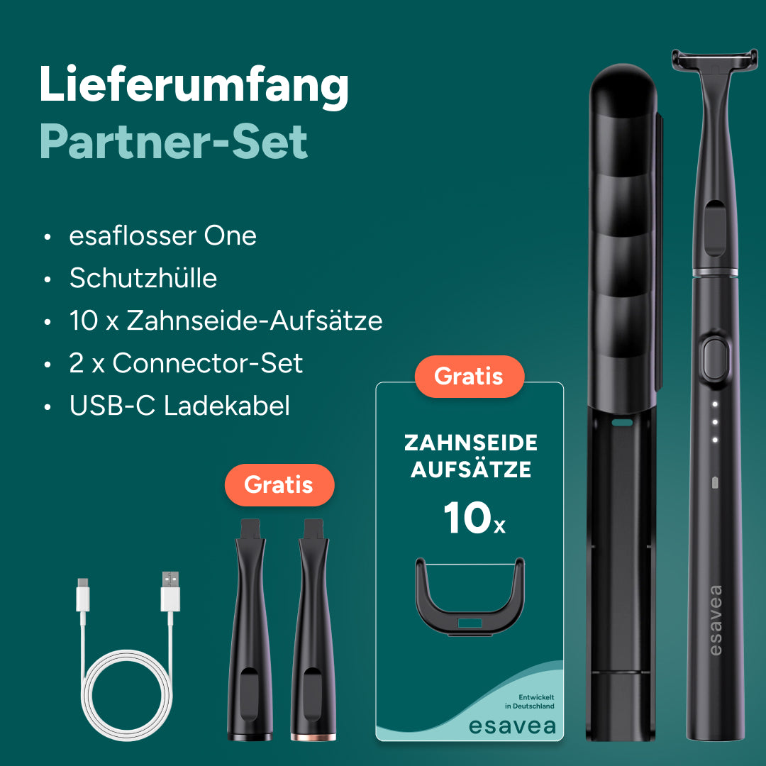 Partner-Set inkl. 2 Connectoren und 10 Aufsätzen