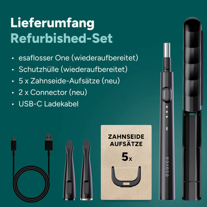Refurbished-Set – esaflosser One wiederaufbereitet