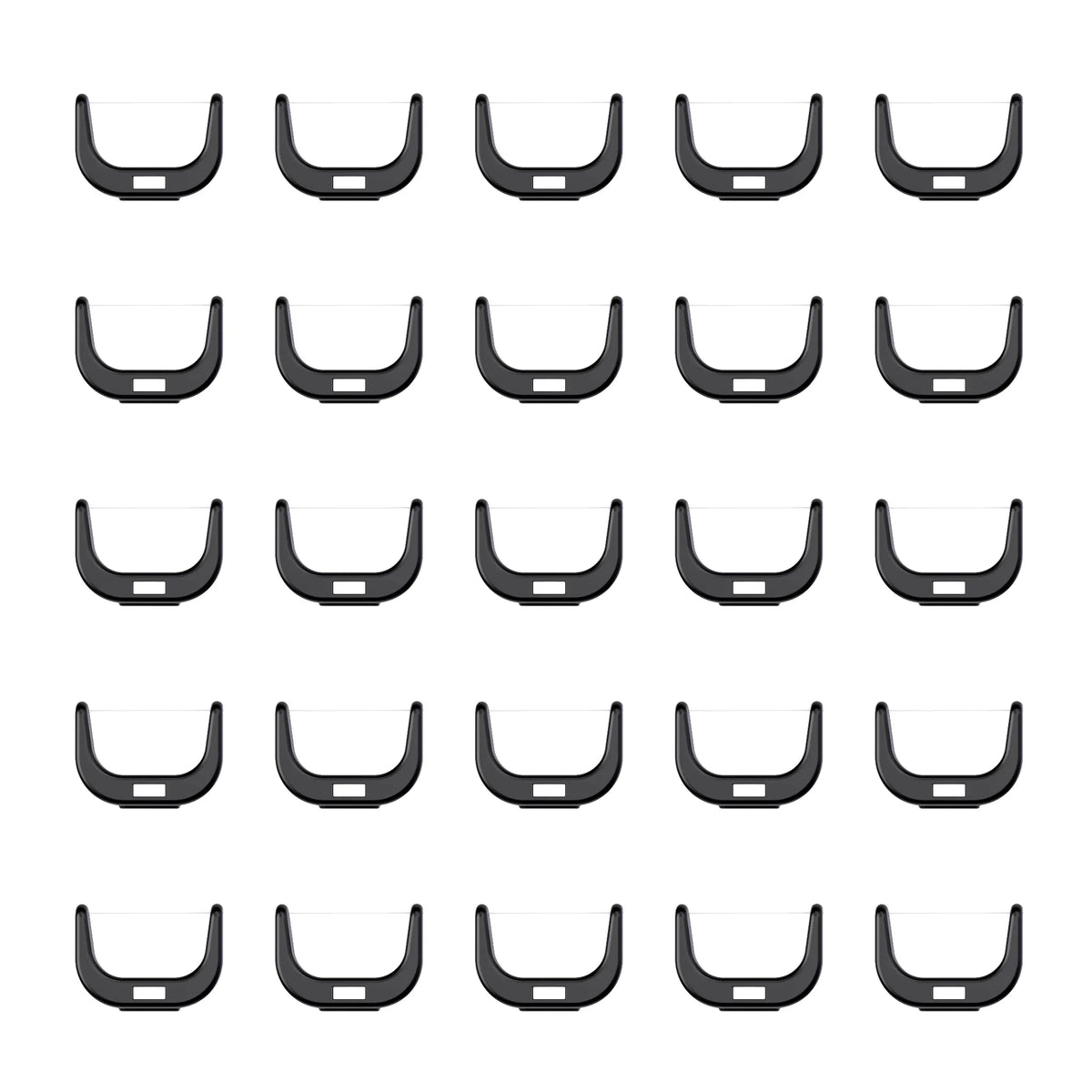 25 schwarze Floss Heads für esaflosser One – nachhaltige Alternative zu Zahnseide Sticks,  Munddusche und Interdentalbürsten