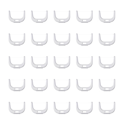 25 weiße Floss Heads für esaflosser One – nachhaltige Alternative zu Zahnseide Sticks,  Munddusche und Interdentalbürsten